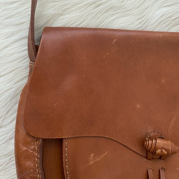 Madewell Brown Leather Western Classic Crossbody Purse Savannah Saddlebag - Picture 4 of 15